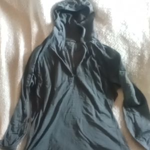 Patagonia  gray hooded thermal weight capilene base layer XXL